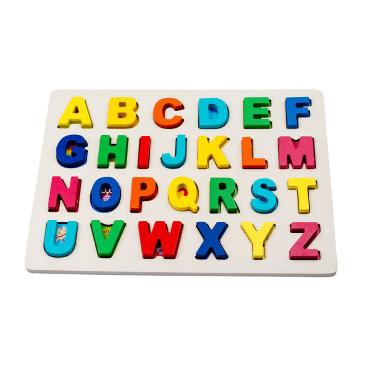 A to Z Wooden Alphabet Board – Early Learning Toy for Kids | Bacha Toys