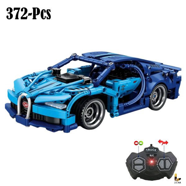 Remote Control Sports Car Building Block Set – 2.4 GHz, 372 Pieces | Bacha Toys