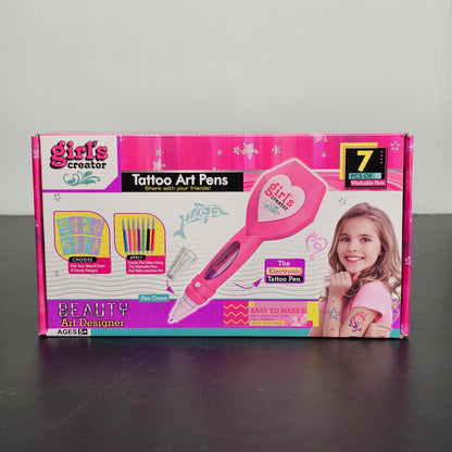 Girls Creator Tattoo Art Pens – Electronic Tattoo Pen Set | Bacha Toys