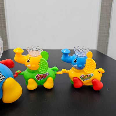 Ensemble de jouets Famille Éléphant | Amusant, musical et lumineux pour les enfants - Bacha Toys