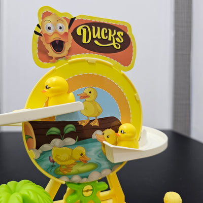 Jouet d'Activité Piste de Glisse Canard pour Enfants | Amusement Manuel avec Canards Glissants - Bacha Toys