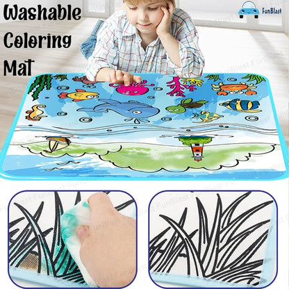 Kids’ Painting Mat with Colors – Easy Washable & Reusable | Bacha Toys