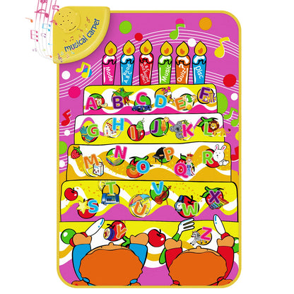 English Learning Mat | Musical & Educational Activity Mat for Kids - Bacha Toys