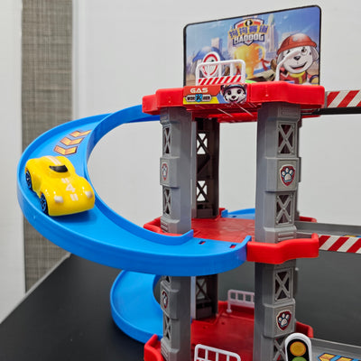Parking Racing 75 Pcs Track Parking with 3 Cars – Bacha Toys