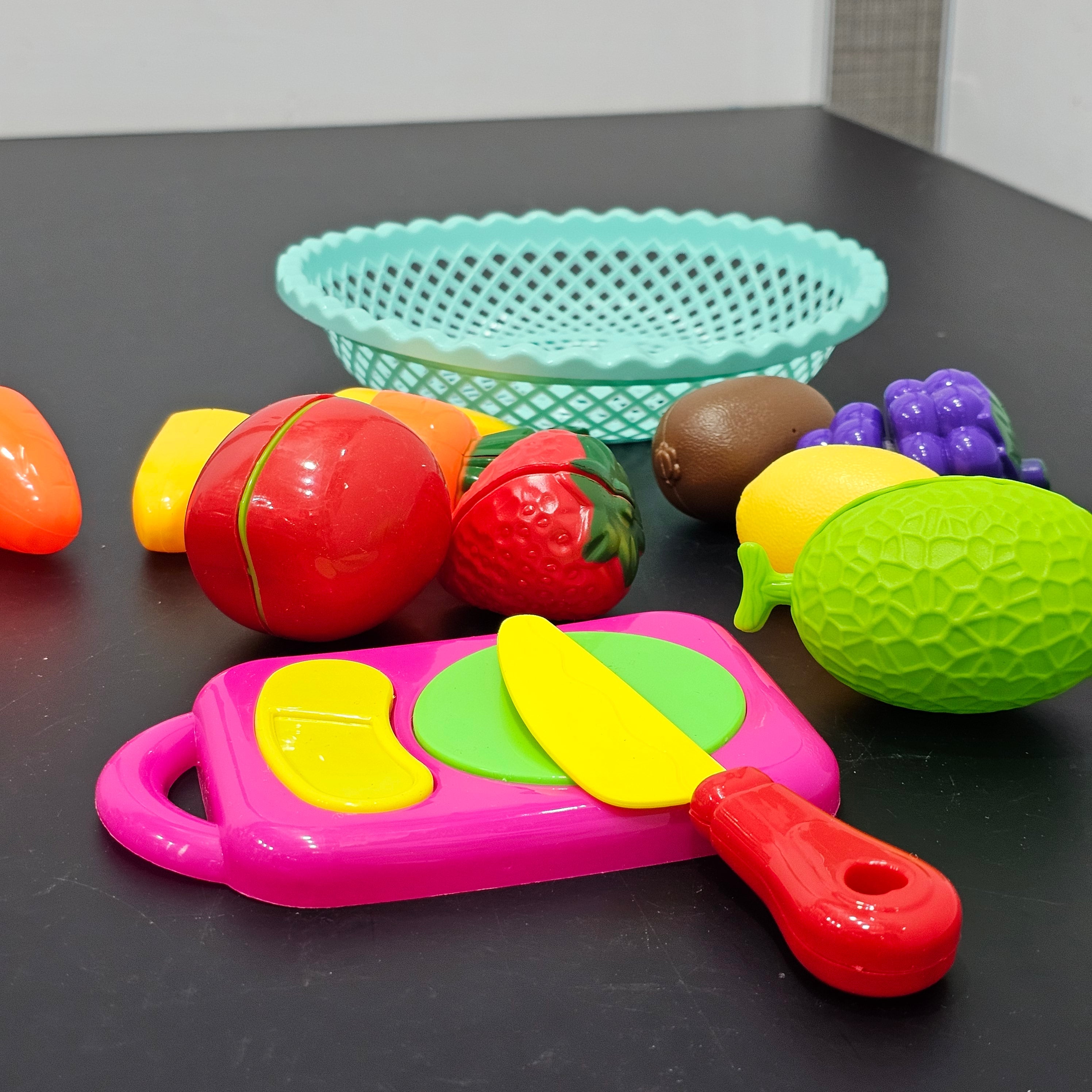 Cutting Fruits Toy Set for Kids – Fun Pretend Play with Safe Tools | Bacha Toys