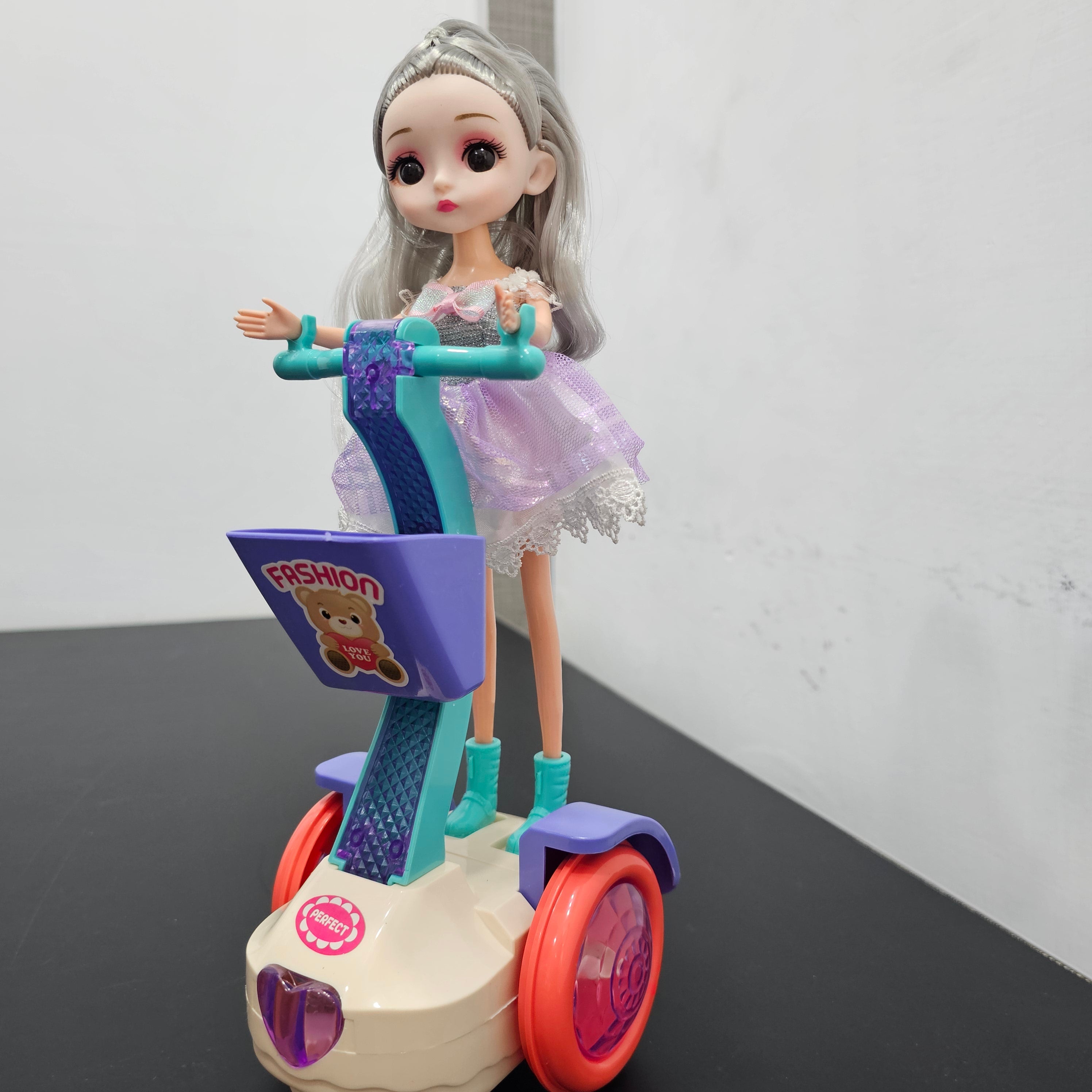 Balance Car Mini Electric Car Series Doll with Lighting & Music | Bacha Toys