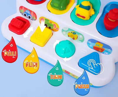Véhicules pop-up – Jouet éducatif pour un apprentissage joyeux et un jeu imaginatif | Bacha Toys