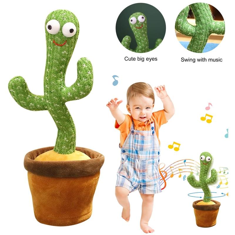 Dancing Cactus Toy | Music, Lights & Voice Repeating Fun - Bacha Toys