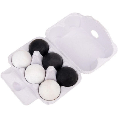 6 Premium Lime Wood Balls Assorted Styles