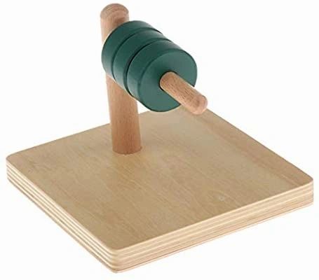 Montessori Discs On Dowel Slider