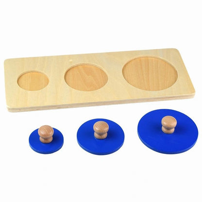 Montessori First Shape Geometric Puzzle Kids Knob Board