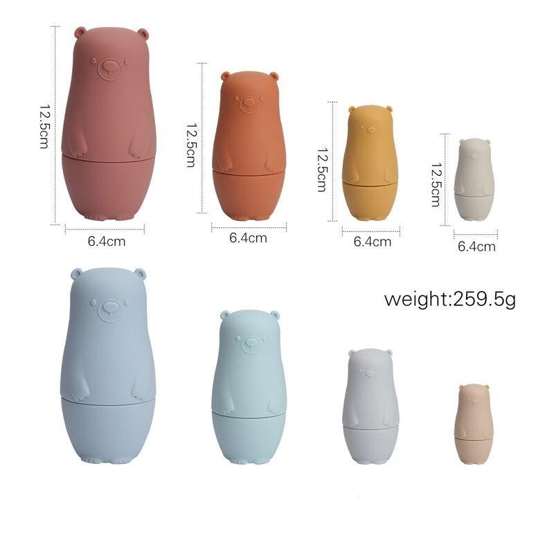 Silicone Nesting Bears