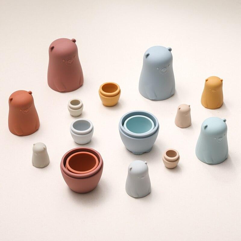Silicone Nesting Bears