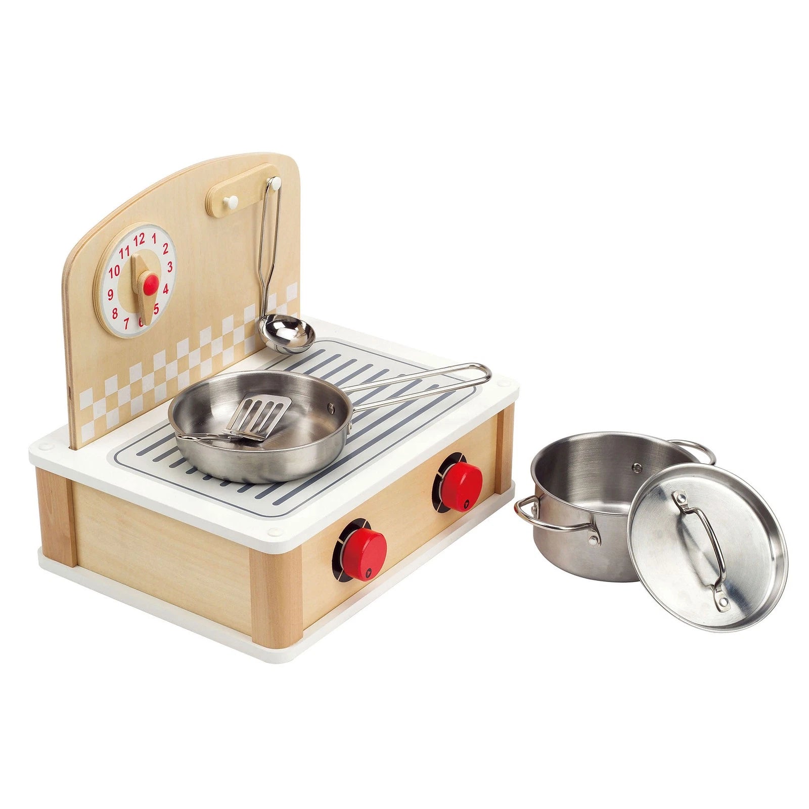Fidtoy Kids Kitchen Playset 2-in-1 Stove Grill Cooking Toy