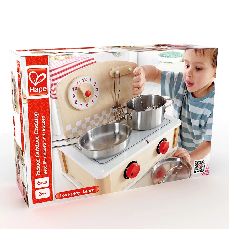 Fidtoy Kids Kitchen Playset 2-in-1 Stove Grill Cooking Toy