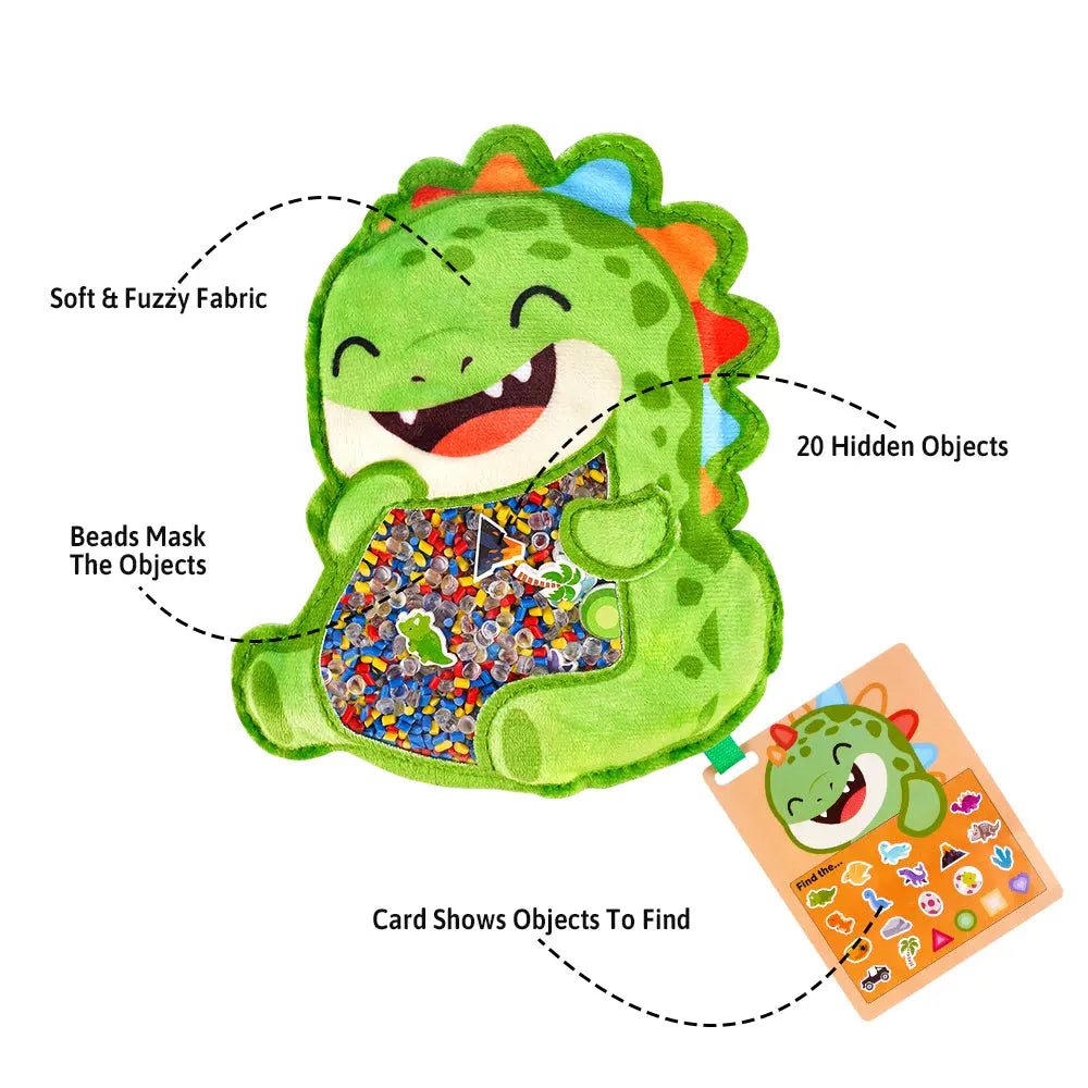 Hidden Object Sensory Toys - 3 Pack Seek & Find Busy Bag Set