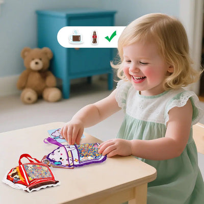 Hidden Object Sensory Toys - 3 Pack Seek & Find Busy Bag Set