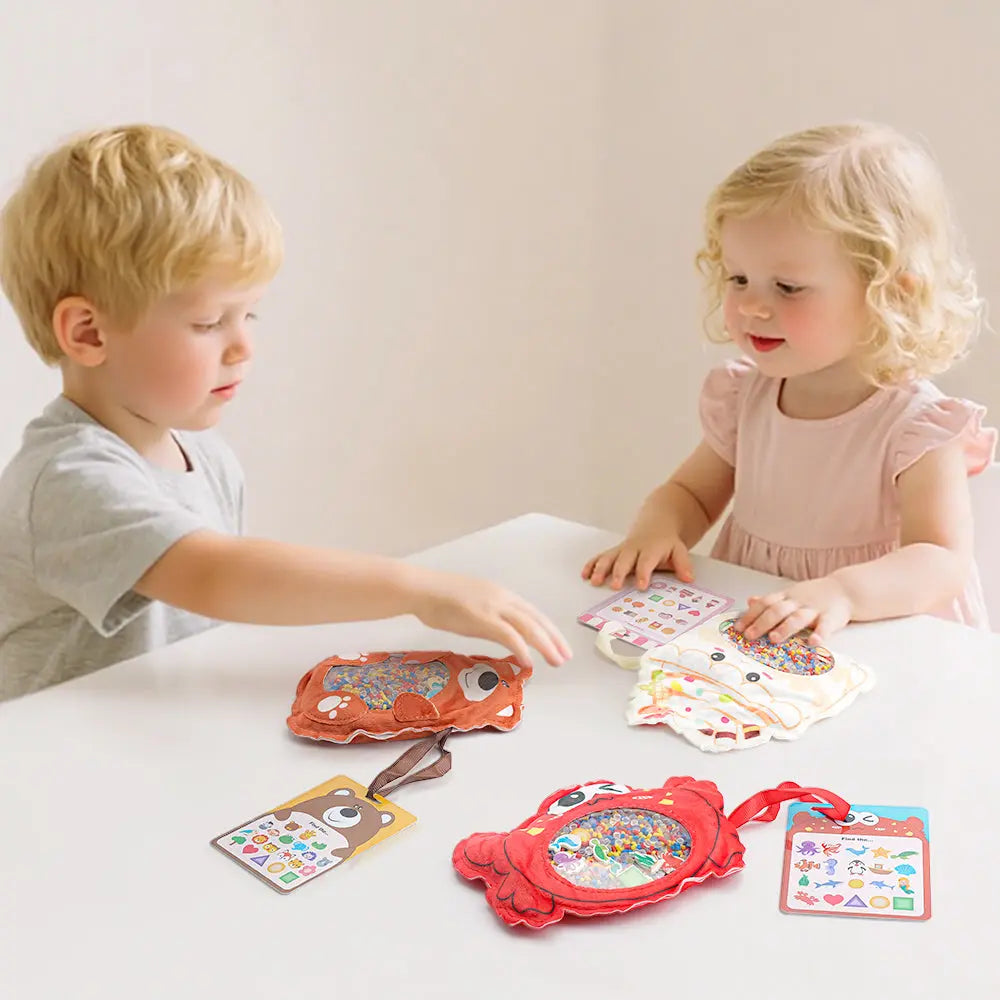 Hide-and-Seek Sensory Toys Set - Educational Fun for Kids 3+