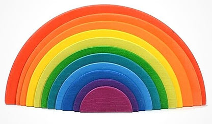 Wooden Rainbow semi circle  - Educational toy