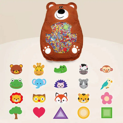 Ensemble de jouets sensoriels cache-cache - Amusant et éducatif pour les enfants de 3 ans et plus