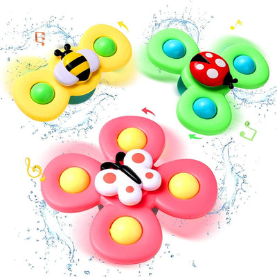3 unidades Spinner con Ventosa Bebé