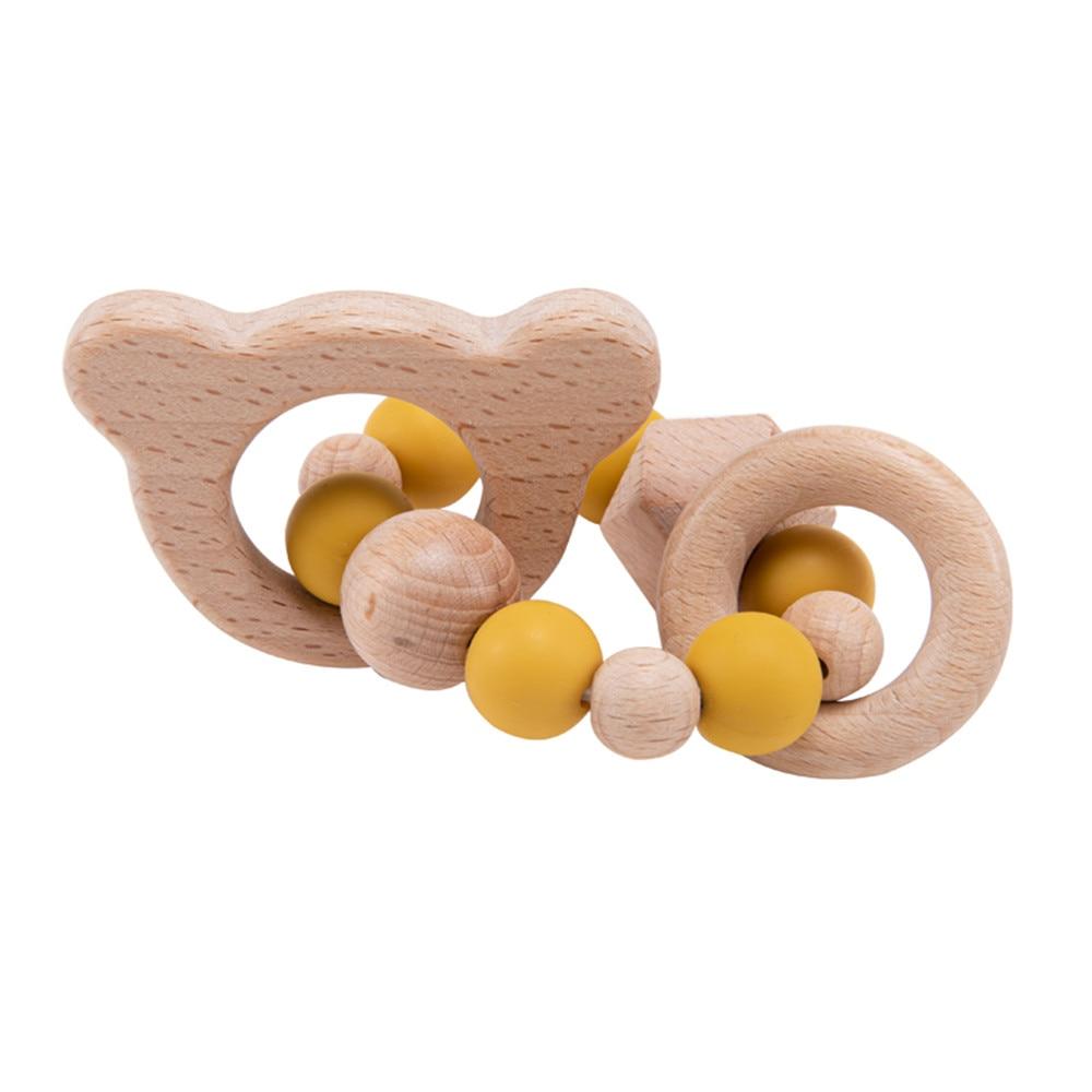 Silicone and Wood Teether