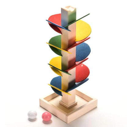 The slide tree / marble run - Educational toy
