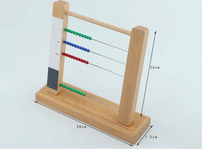 Montessori Small Bead Frame - Decimal Place Value Material