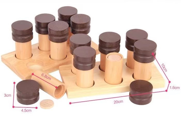 Tubes d'appariement d'odeurs Montessori - Meilleurs jouets Montessori