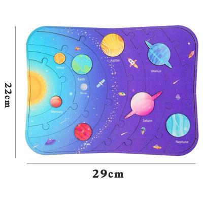 Puzle educativo STEM del sistema solar – Aprende el orden de los planetas y la conciencia espacial a través del juego