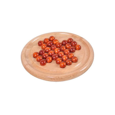 Fidtoy Solitaire Jeu de Stratégie en Bois Casse-tête pour Enfants et Famille