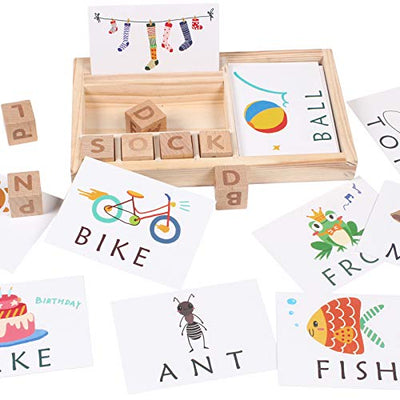 Wooden Matching Letter Game