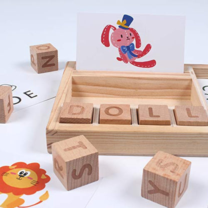Wooden Matching Letter Game