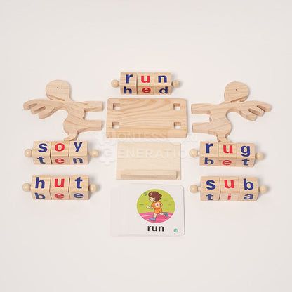 Montessori Spin and Spell Set