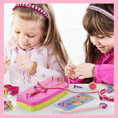 Craft Kids – Creativo y Educativo – Set para Tejer Pulseras para Niños