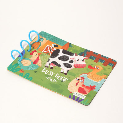 Libro de actividades con pegatinas Montessori