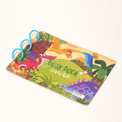 Libro de actividades con pegatinas Montessori