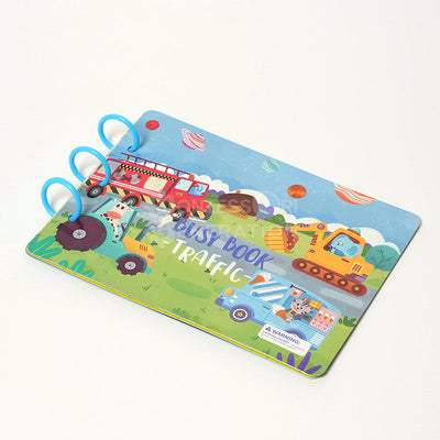 Libro de actividades con pegatinas Montessori