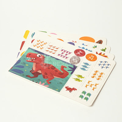 Libro de actividades con pegatinas Montessori