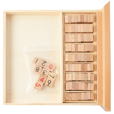 Fidtoy Wooden Sudoku Logic Board Game for Kids and Family