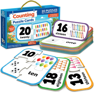 Fidtoy Number Matching Puzzle Set Early Math Toy