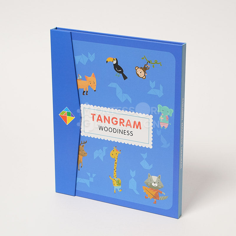 Libro de tangram magnético Montessori