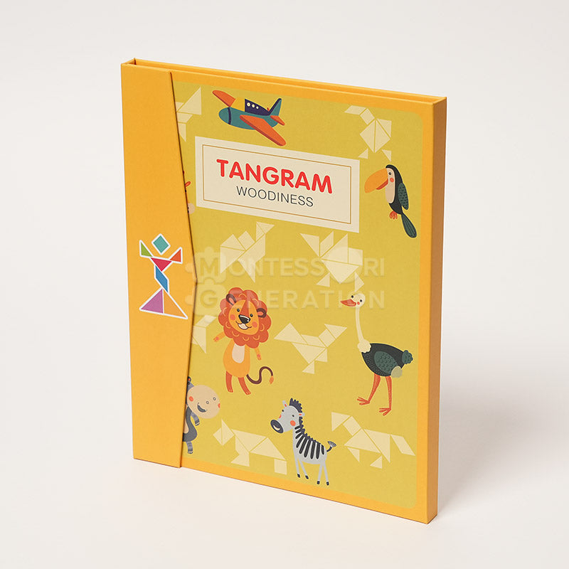 Libro de tangram magnético Montessori