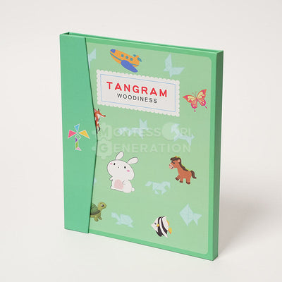 Libro de tangram magnético Montessori
