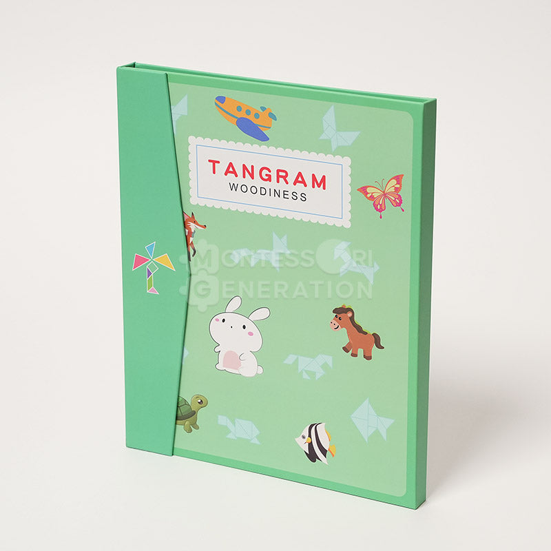 Libro de tangram magnético Montessori