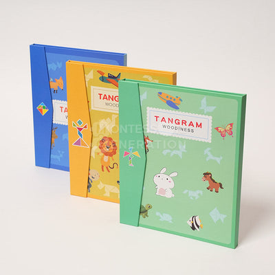Libro de tangram magnético Montessori