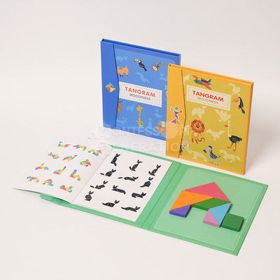 Libro de tangram magnético Montessori