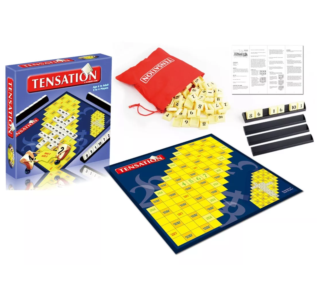 Tensation Number Board Game 2 to 4 Players - 108