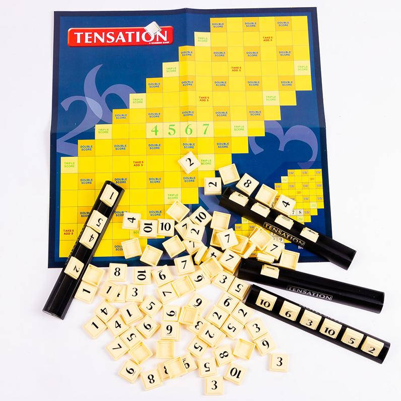 Tensation Number Board Game 2 to 4 Players - 108