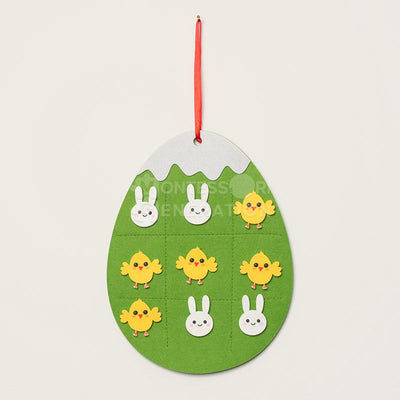 Fidtoy Jouet d'activité mural en feutre Lapin pour enfants 1+ Décoration de Pâques